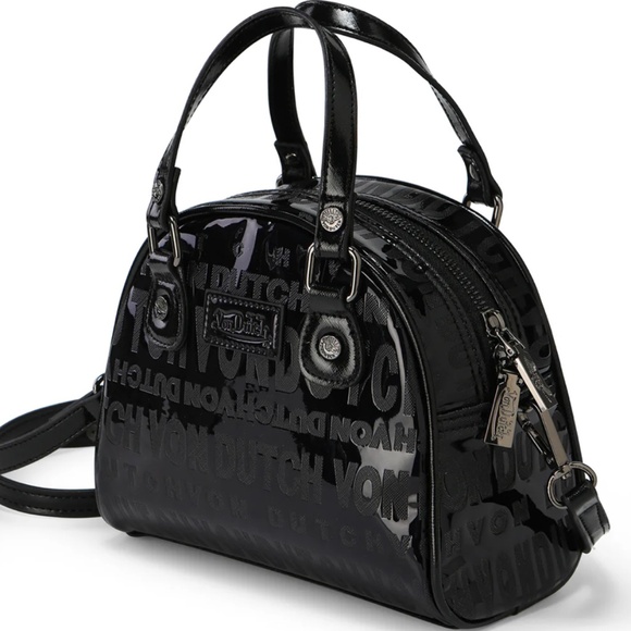 Von Dutch Black Onyx Reflective Bowling Bag - Picture 5 of 8
